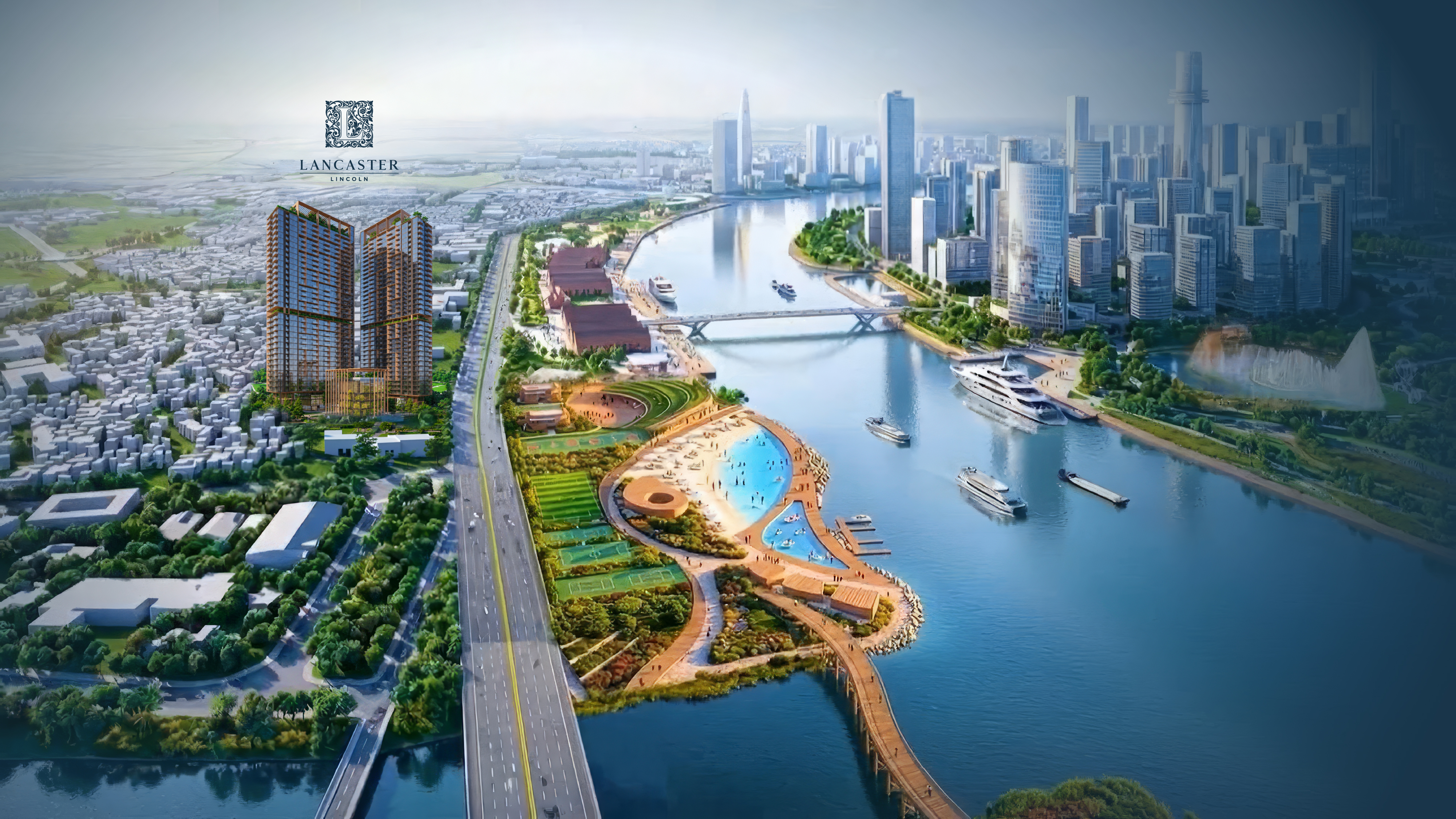 Lancaster Lincoln riverside master plan