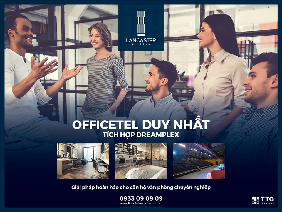OFFICETEL LANCASTER LINCOLN: KIẾN TẠO CỘNG ĐỒNG PHỐ WALL QUẬN 4