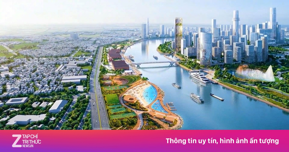 Phối cảnh công viên Bến Nhà Rồng - Khánh Hội trong tương lai